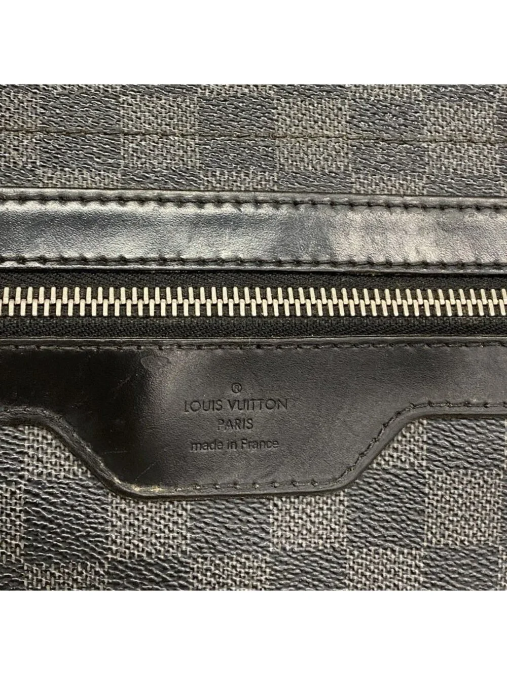 Louis Vuitton Shoulder Bag Damier Graphite Daniel MM Black Gray